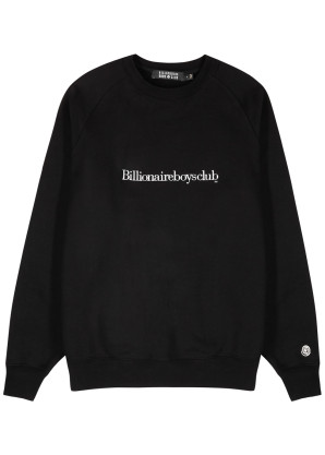 Billionaire Boys Club Black logo-embroidered cotton sweatshirt 