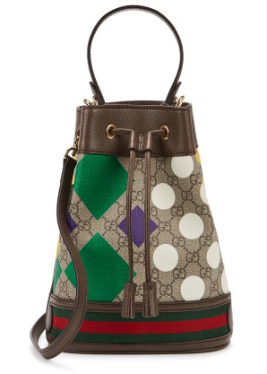 Gucci Ophidia GG mini monogrammed bucket bag