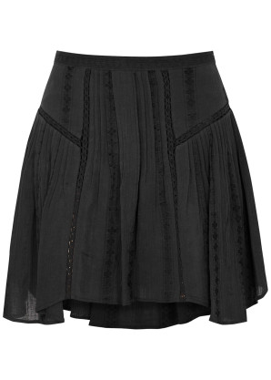 Isabel Marant Étoile Jorena black cotton-blend mini skirt 
