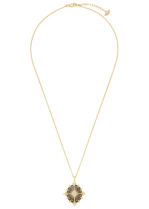Missoma X Harris Reed Ornate Locket 18kt gold-plated necklace