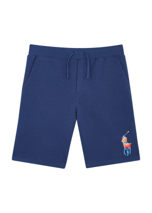 Polo Ralph Lauren KIDS Blue cotton-blend shorts