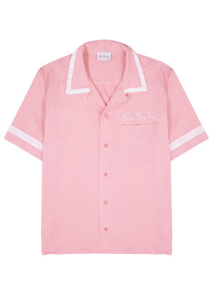 Blue Sky Inn Waiter pink satin shirt 