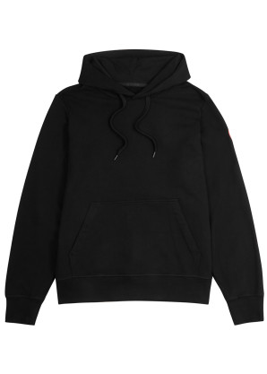 Canada Goose Huron black hooded cotton sweatshirt