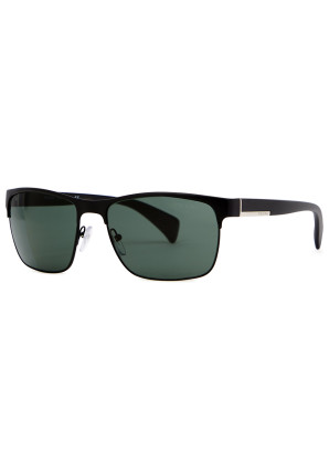 Prada Matte black rectangle-frame sunglasses