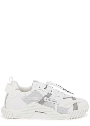 Dolce & Gabbana KIDS NS1 white panelled sneakers (IT29-IT36)