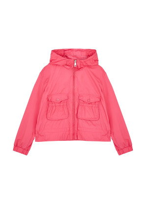 Moncler KIDS Fedat pink matte shell jacket (8-10 years)