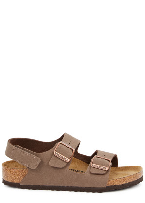 Birkenstock KIDS Milano brown leather sandals