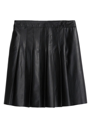 Weekend Max Mara Nappa leather skirt