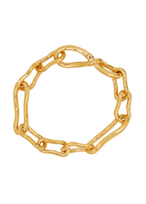 Missoma Molten 18kt gold-plated chain bracelet