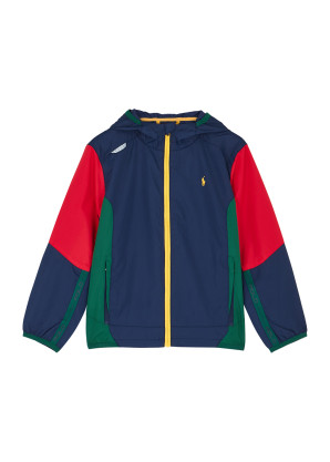 Polo Ralph Lauren KIDS Colour-blocked hooded shell jacket (4-6 years)