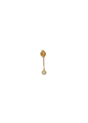 Otiumberg Diamond-embellished 9kt gold drop earring 