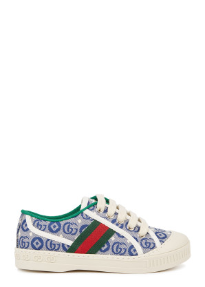 Gucci KIDS Gucci Tennis 1977 monogrammed canvas sneakers 
