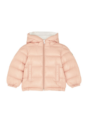 Moncler KIDS Salzman pink quilted shell jacket (3 months-3 years)