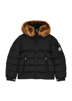 Moncler KIDS New Byron faux fur-trimmed quilted shell jacket (8-10 years)