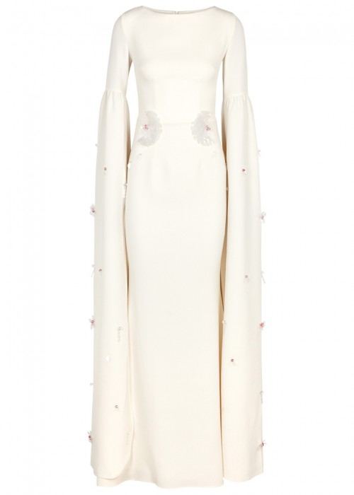 Safiyaa GRAND IVORY EMBELLISHED GOWN