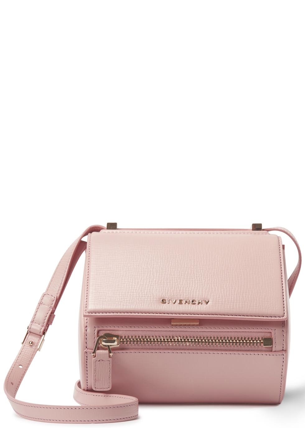 Pandora light pink mini leather box bag