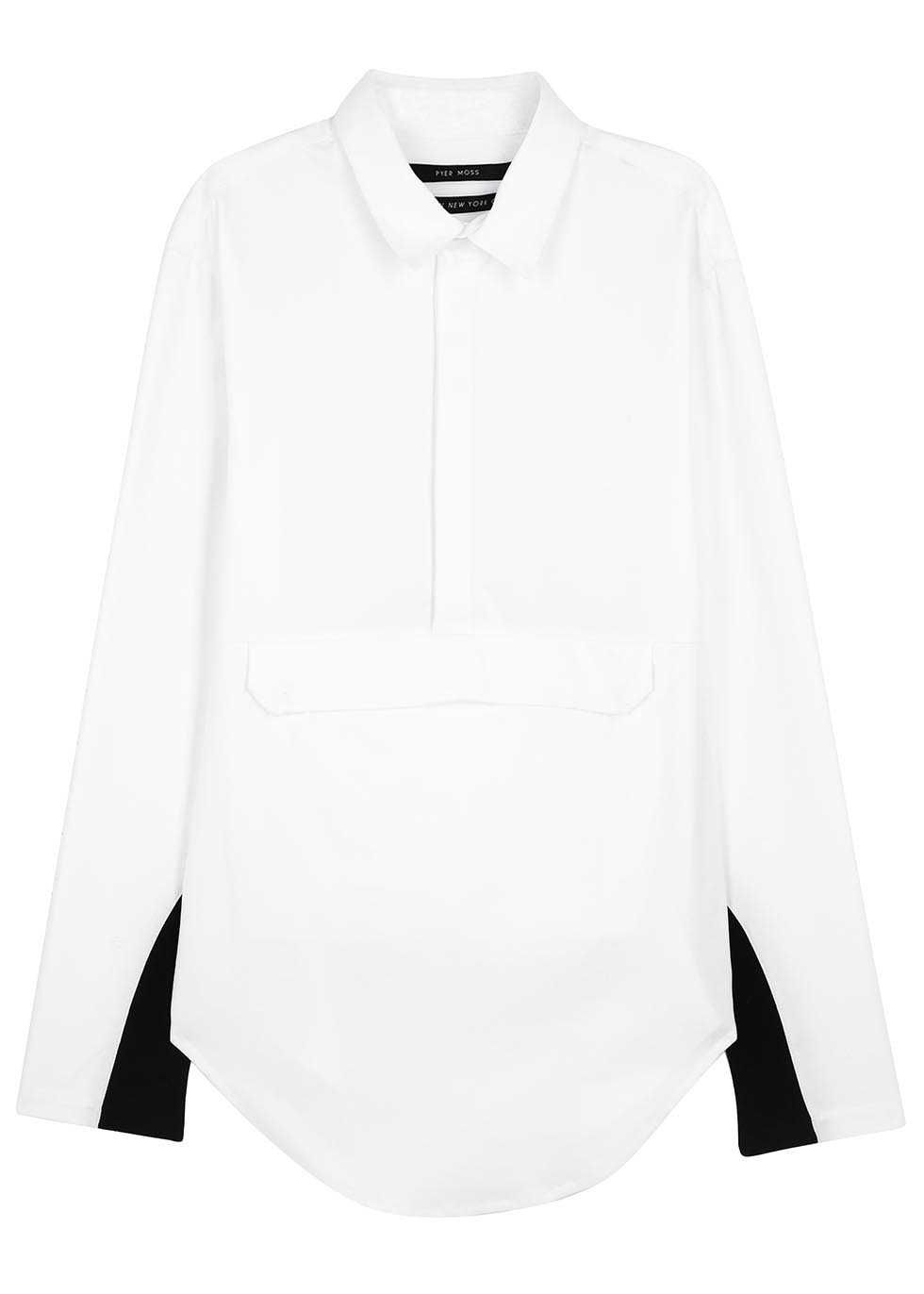 Odyssey white and black shirt