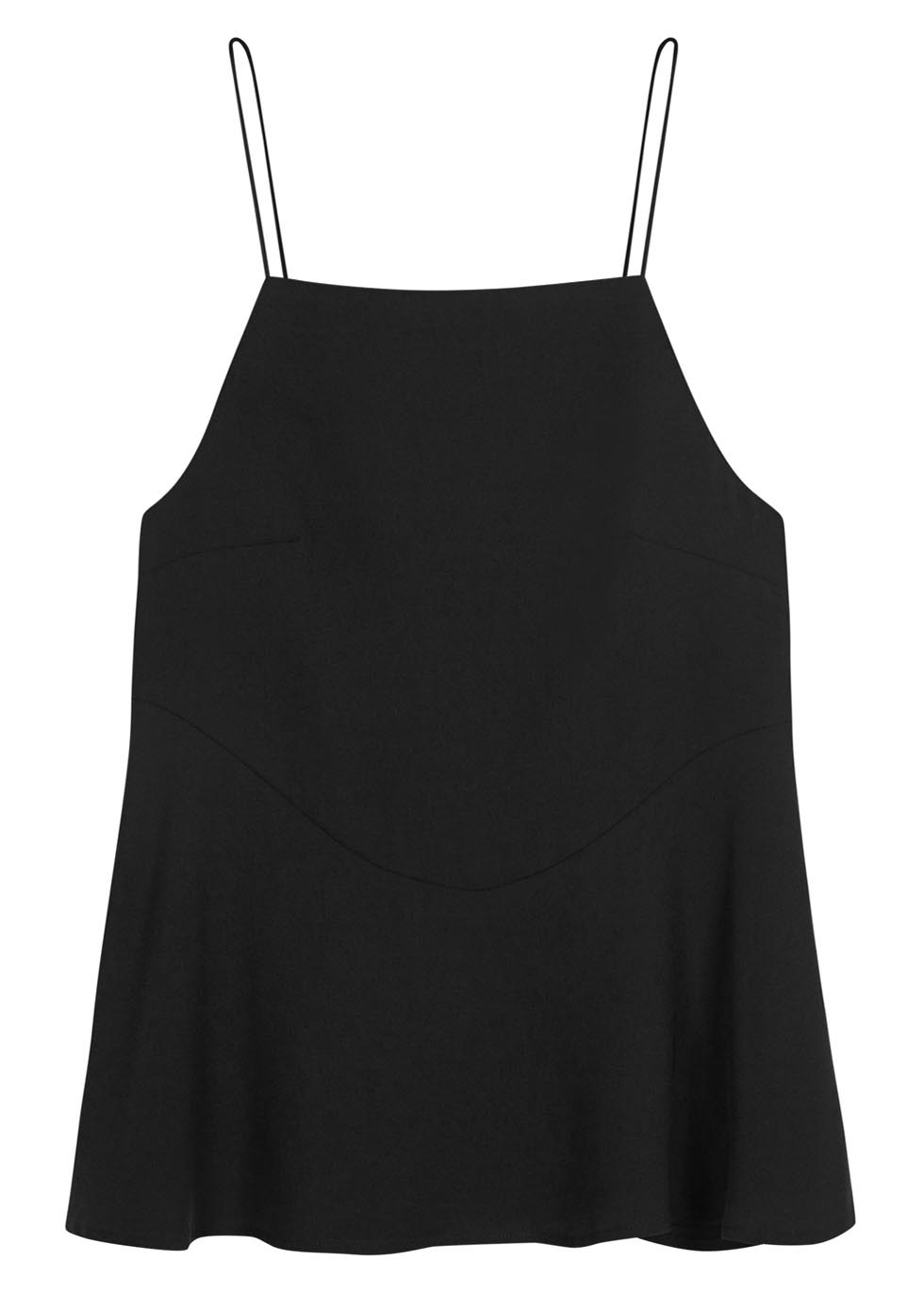 Talk Is Cheap black crepe camisole