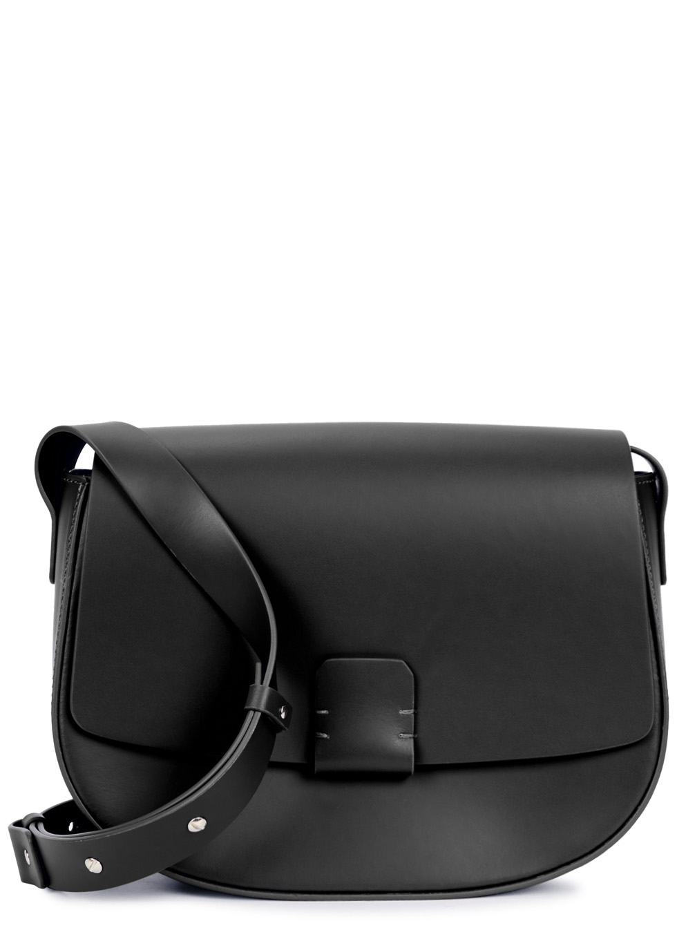 NICO GIANI Lobivia black leather saddle bag - Harvey Nichols