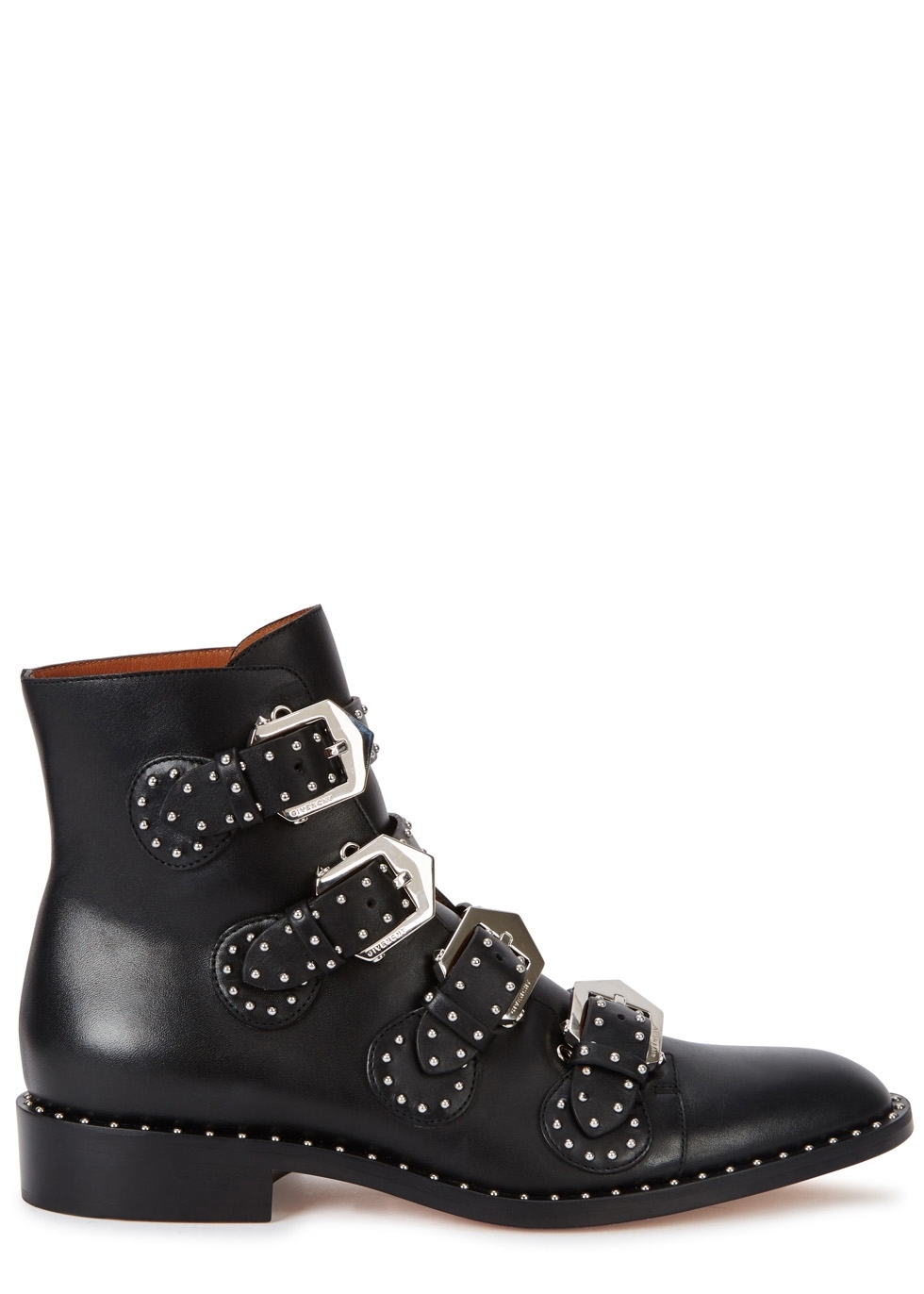 Givenchy Elegant black studded leather boots - Harvey Nichols